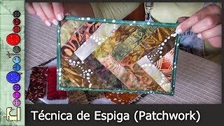 Cómo hacer la Técnica de Espiga Patchwork Tutorial [upl. by Finnegan]