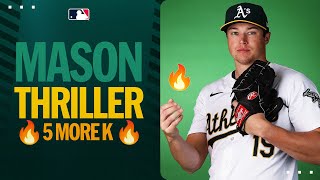 Mason Miller continues to be UNREAL out of the pen 🔥 BOTH INNINGS  5 MORE K ⛽️ [upl. by Arah814]