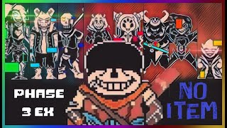 Ink Sans v039 Phase 3 and Phase 3 Ex NO ITEM NO DEATH FIRST EVER [upl. by Honebein]