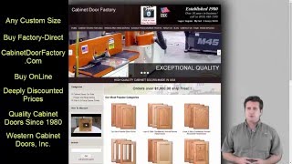 How to replace old cabinet doors with new Unfinished Kitchen Cabinet Doors [upl. by Adnerad]