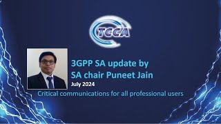 3GPP SA update by SA chair Puneet Jain [upl. by Vig54]