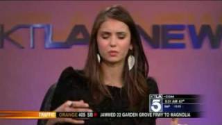 Nina Dobrev Interview KTLA News 2010 [upl. by Web]