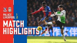 Premier League Highlights  Crystal Palace 12 Liverpool [upl. by Brod]