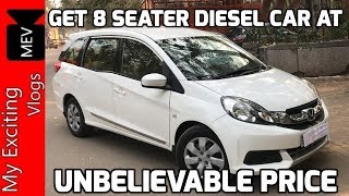 SECOND HAND MOBILIO DIESEL FOR SALE IN DELHI  8 SEATER CAR AT CHEAPEST PRICE KAROL BAGH NEW DELHI [upl. by Wisnicki508]