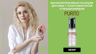 Высокоинтенсивная корейская эссенция с галактомиссисом Purito Galacto Niacin 97 Power Essence обзор [upl. by Ainatnas]