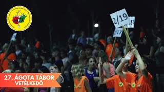 Ismerkedős vetélkedő a 27 ÁGOTA Táborban [upl. by Syck606]