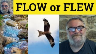 🔵 Flow or Flew  Flew vs Flow  Flew and Flow  Common Mistakes  ESL British English Pronunciation [upl. by Eneri]