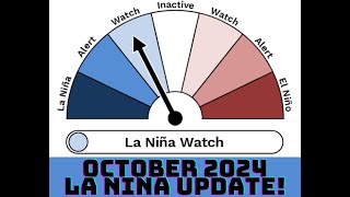 October 2024 ENSO  LA NINA Update [upl. by Trevar532]