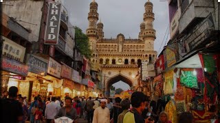 Charminar Shopping  Charminar street shopping Telugu  charminarshopping charminar [upl. by Nauaj]