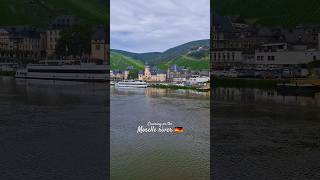 Cruising down the Moselle River in Germany 🇩🇪 ytshorts travel fyp germany boat [upl. by Nylatsyrk]