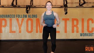 Advanced Follow Along Plyometric Workout [upl. by Ealasaid998]