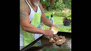 Skirt Steak On Blackstone Grill l UNCLE Caeley Laelani [upl. by Broucek]