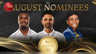 Dunith Wellalage Harshitha Samarawickrama Crowned ICC Players Of The Month For August [upl. by Jahdai]