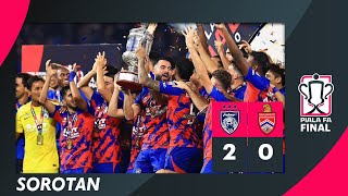 Piala FA 2023 Final Johor Darul Tazim 2  0 Kuala Lumpur City [upl. by Ranjiv19]