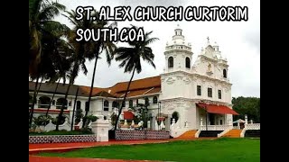 StAlex Church GOA  DRONE VIEW [upl. by Atiuqa]