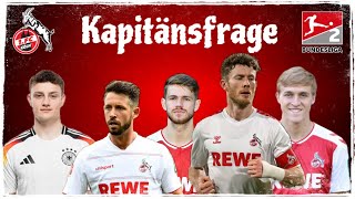 1 FC Köln Kapitänsfrage  Wer sollte neuer Kapitän werden 2Chance für Kainz Meine 5Kandidaten [upl. by Publus434]