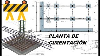 🚧 PLANO DE CIMENTACIÓN  planta de cimentación [upl. by Nnateragram303]