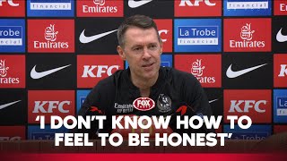 Craig McRae reflects on ANZAC Day draw  Collingwood Press Conference  Fox Footy [upl. by Saito]