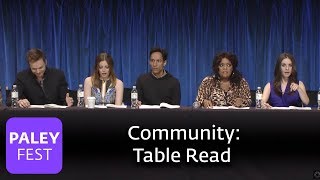 Community  The Cast Does a Table Read [upl. by Adey]