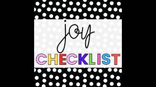 Episode 114 How 3 Changes increased my  Joy Checklist · 114 [upl. by Tocci]