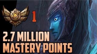 BRONZE KALISTA 2700000 MASTERY POINTS Spectate Highest Mastery Points on Kalista [upl. by Theodor]