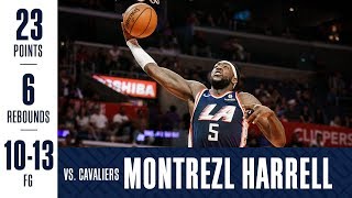 Montrezl Harrell Highlights vs Cavaliers  330 [upl. by Lanza]