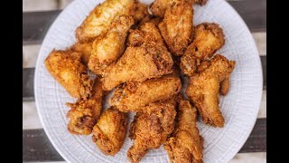 HOW TO FRY CRISPY CHICKEN WINGS  THAT GOOD BABY SHOWER CHICKEN YALL KNOW [upl. by Kiyohara]