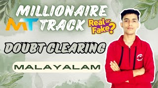 MILLIONAIR TRACK💸  DOUBT CLEAR VIDEO  REAL OR FAKE  MALAYALAM MBROTHERS affiliatemarketing [upl. by Ahsaeit]