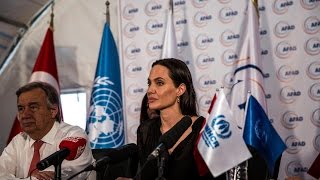 Angelina Jolie Pitt on World Refugee Day 2015 in Turkey [upl. by Adolph]