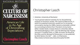 Christopher Lasch The Revolt of the Elites 1 [upl. by Ashely285]