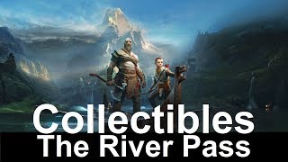 God Of War The River Pass Collectibles Walkthrough [upl. by Neelik]