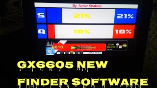 gx 6605s new software finder menu  punjab dish tv [upl. by Llennor154]