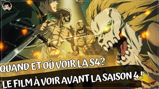 OÙ ET QUAND REGARDER LA SAISON 4 DE LATTAQUE DES TITANS   SHINGEKI NO KYOJIN  CHRONICLE À VOIR [upl. by Ailgna62]