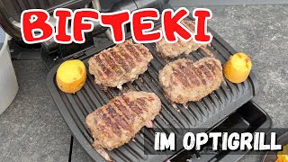 Bifteki im OptiGrill  Besser als vom Griechen [upl. by Ahsikar761]