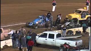 102310 USACCRA Sprint Cars from Perris CA [upl. by Ynohtnacram]