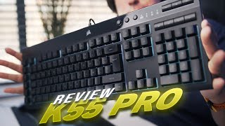 CORSAIR K55 RGB PRO 🔥 ¿MEJOR TECLADO CALIDAD PRECIO 2023 [upl. by Atnom446]