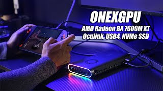 This New OCULINK eGPU Is Insane USB4NVMe ONEXGPU HandsOn First Look [upl. by Leirbma31]