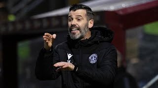 Stuart Kettlewell reacts to win over Alloa Athletic [upl. by Nagey]