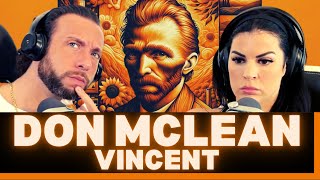 POETRY VS PAINT ONE MASTERFUL ARTIST TO ANOTHER First Time Hearing Don McLean  Vincent Reaction [upl. by Elrem]