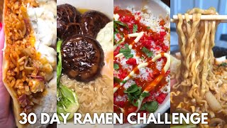 30 Day Ramen Challenge Compilation [upl. by Kassie563]