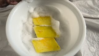 ASMR Soapy Sponge Ripping [upl. by Jose]