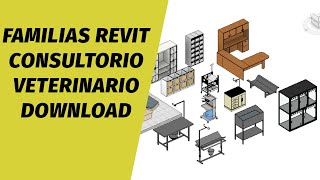 Famílias Revit para consultório veterinário [upl. by Polak]