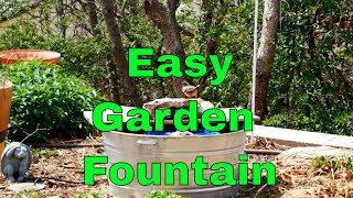 How to Build an Easy Water Fountain [upl. by Hitchcock]