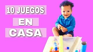 Juegos para bebés de 1 año CON Cartón  Motricidad FinaConcentraciónColores Estimulacion Temprana [upl. by Yadsnil]