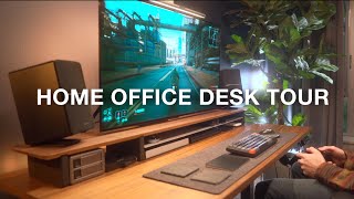 The ULTIMATE Productivity amp Gaming Desk Setup  2023 Home Office Tour [upl. by Hewie]