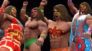 WWE 13 Community Showcase Ultimate Warrior Xbox 360 [upl. by Guntar]