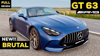 2024 MERCEDES AMG GT 63 NEW V8 Coupe MORE FUN Than 911 FULL POV Test Drive Review BRUTAL Sound [upl. by Agate663]