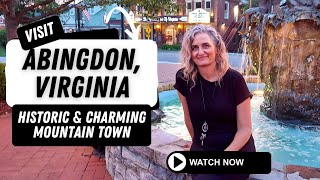 Abingdon Virginia why I LOVE this charming town with dining shopping history amp outdoor adventure [upl. by Holt]