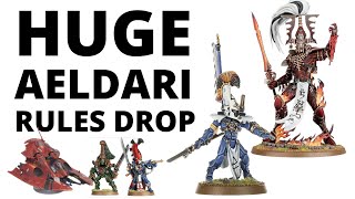 MASSIVE Aeldari Rules Reveal Full Rules for Launch Detachment Avatar of Khaine  MANY Datasheets [upl. by Abdul]