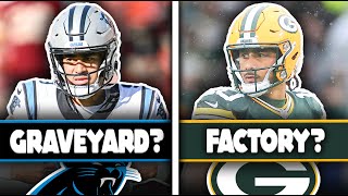 The 5 BIGGEST NFL Quarterback Graveyards…And The 5 BEST QB Factories [upl. by Russi]